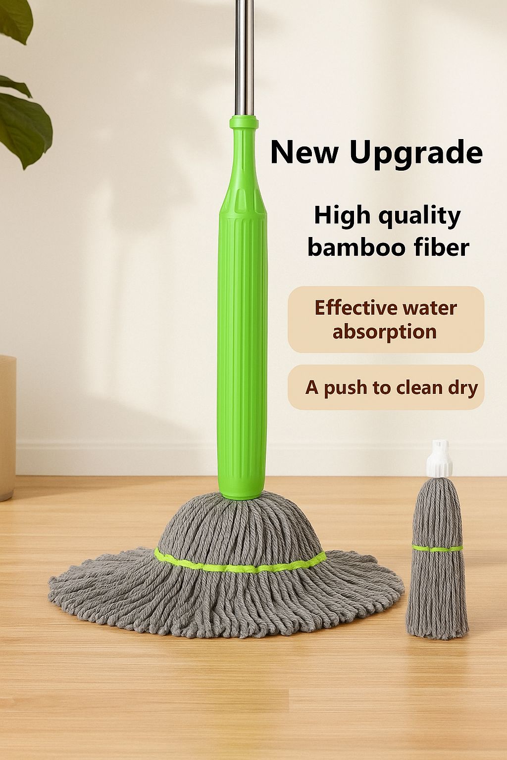 Self-twisting Water Rotating Mop