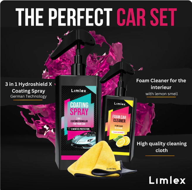 PlatinumShield X – German Tech Protective Coating & Foam Cleaner Combo